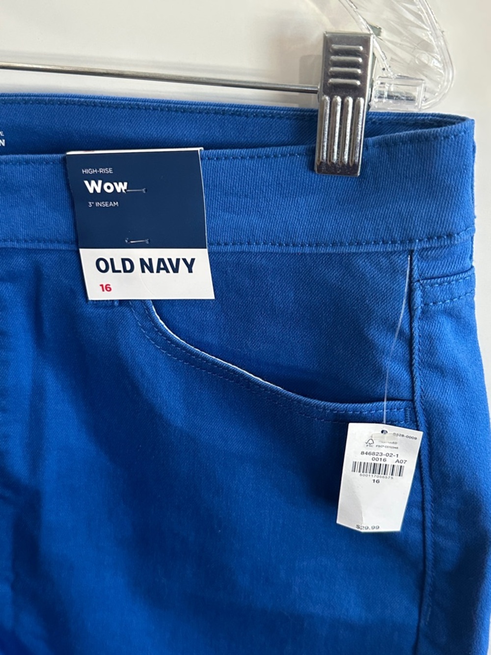 High-Waisted Wow Jean Shorts Size 16 - Picture 4 of 8